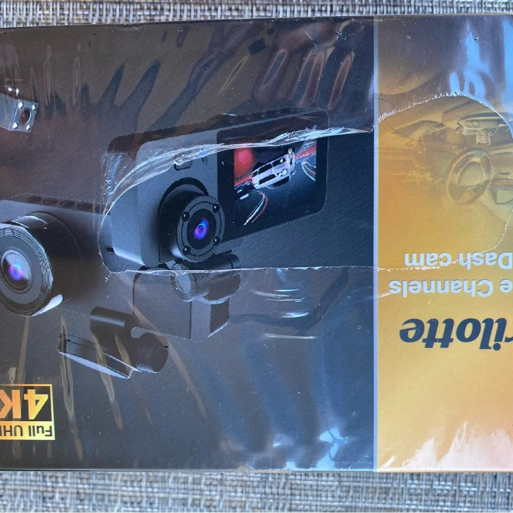 Prilotte 4K Dash Cam with Three Channels